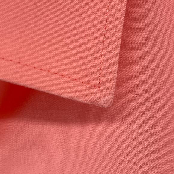 TALBOTS Shirt 22WP Wrinkle Resistant Sleeveless Button Up Stretch Cotton Orange - Picture 6 of 10